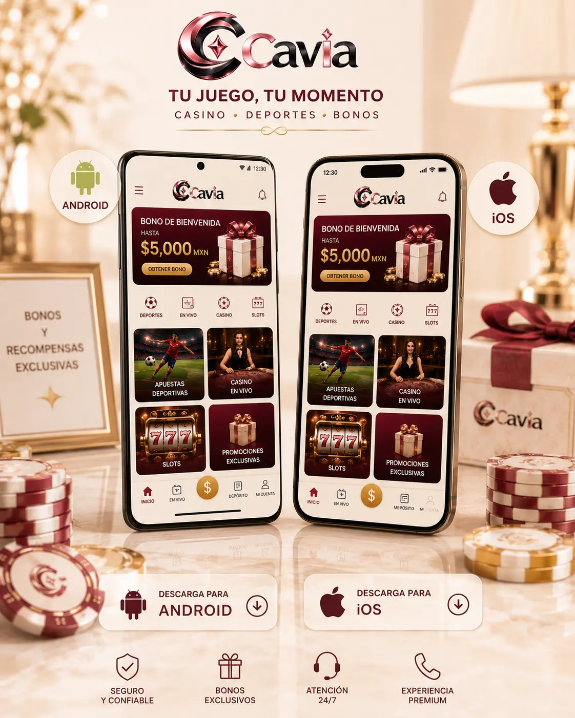 Acceso en Android y iOS