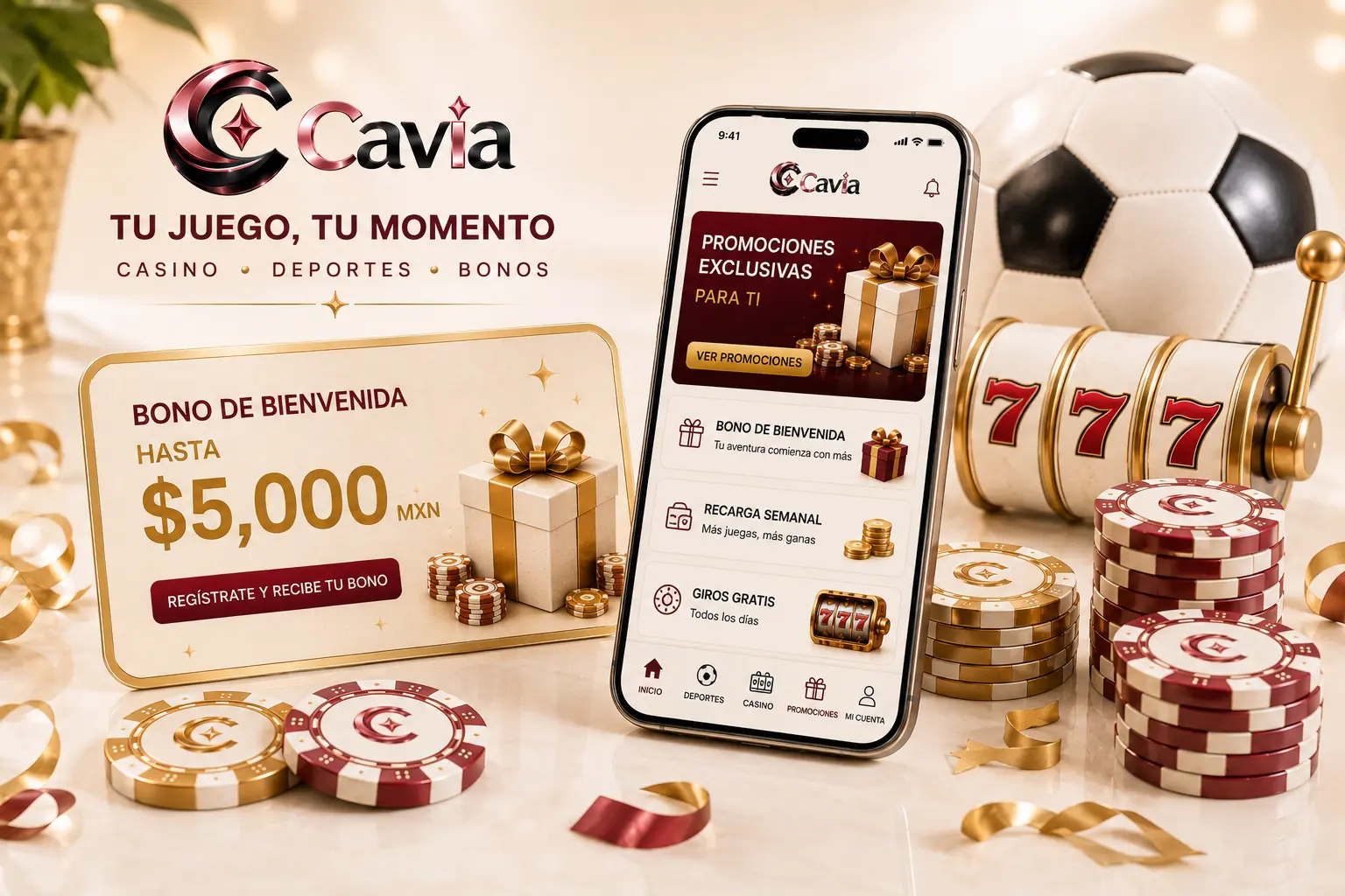 Bonos para casino y deportes