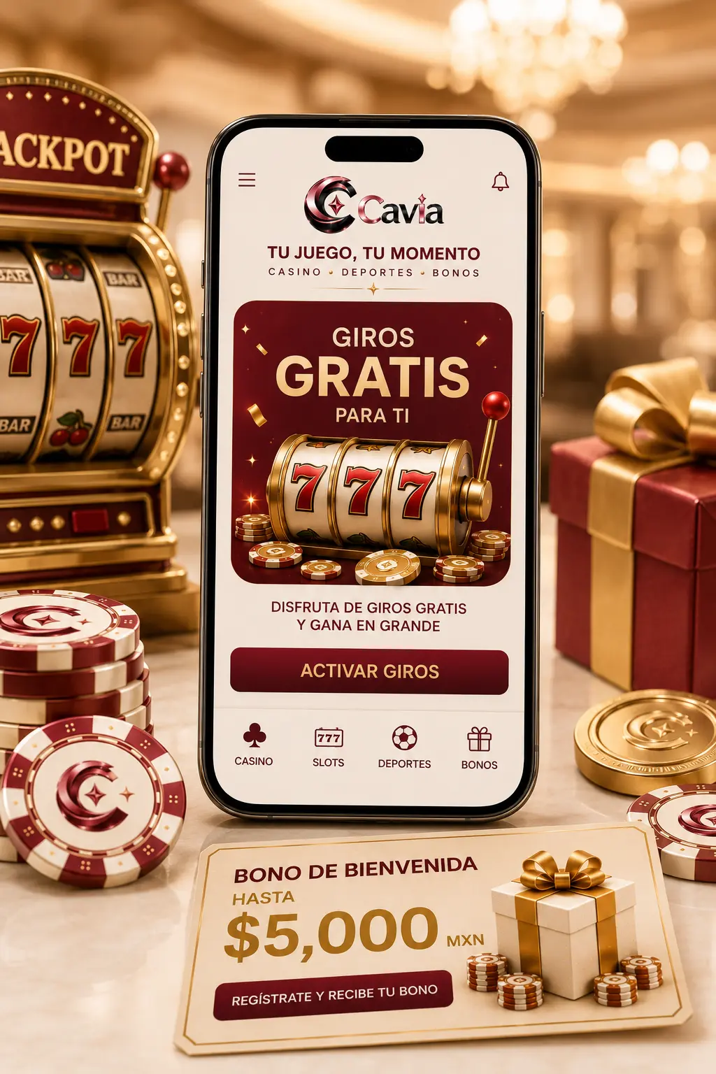 Oferta de giros para slots